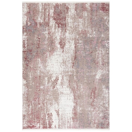 Safavieh 4 x 6 ft. Lilypond 818U Power Loomed Rectangle Area Rug Rose & Ivory LLP818U-4